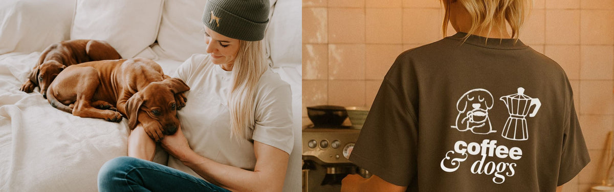T-Shirts mit Hundesprüchen aus Bio-Baumwolle – Pawsome Hundezubehör