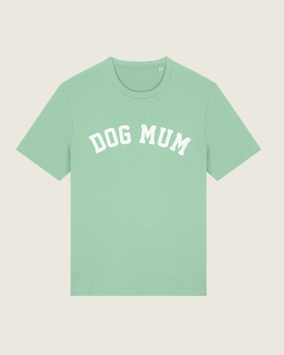 Organic Shirt 'DOG MUM' | Salbei