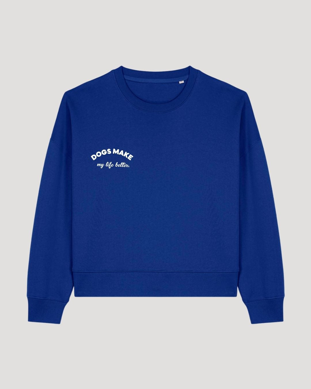 Organic Sweatshirt 'vibe like that' | Royalblau