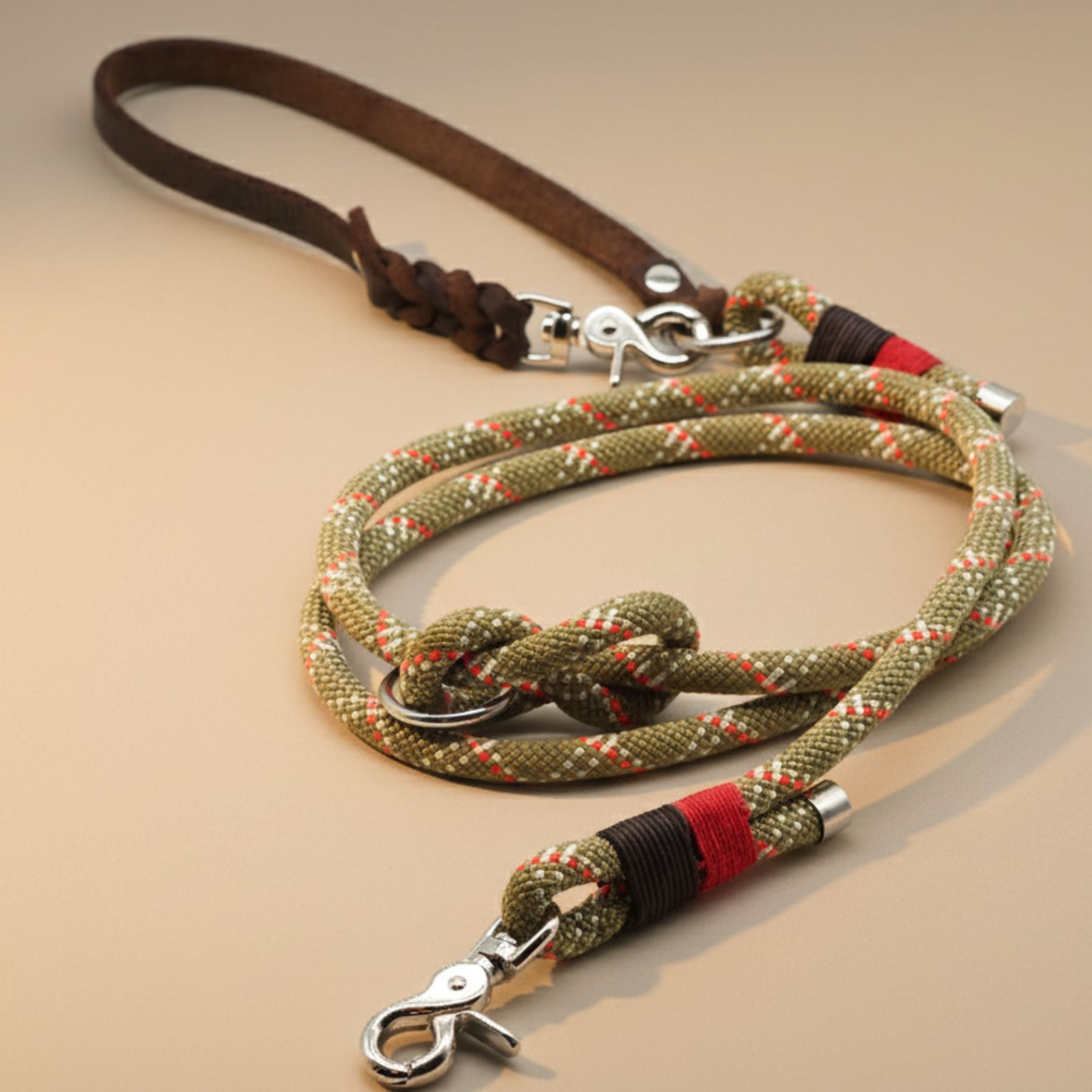 B:Ware | Tauleine mit Lederhandschlaufe 'Paris & Chestnut'