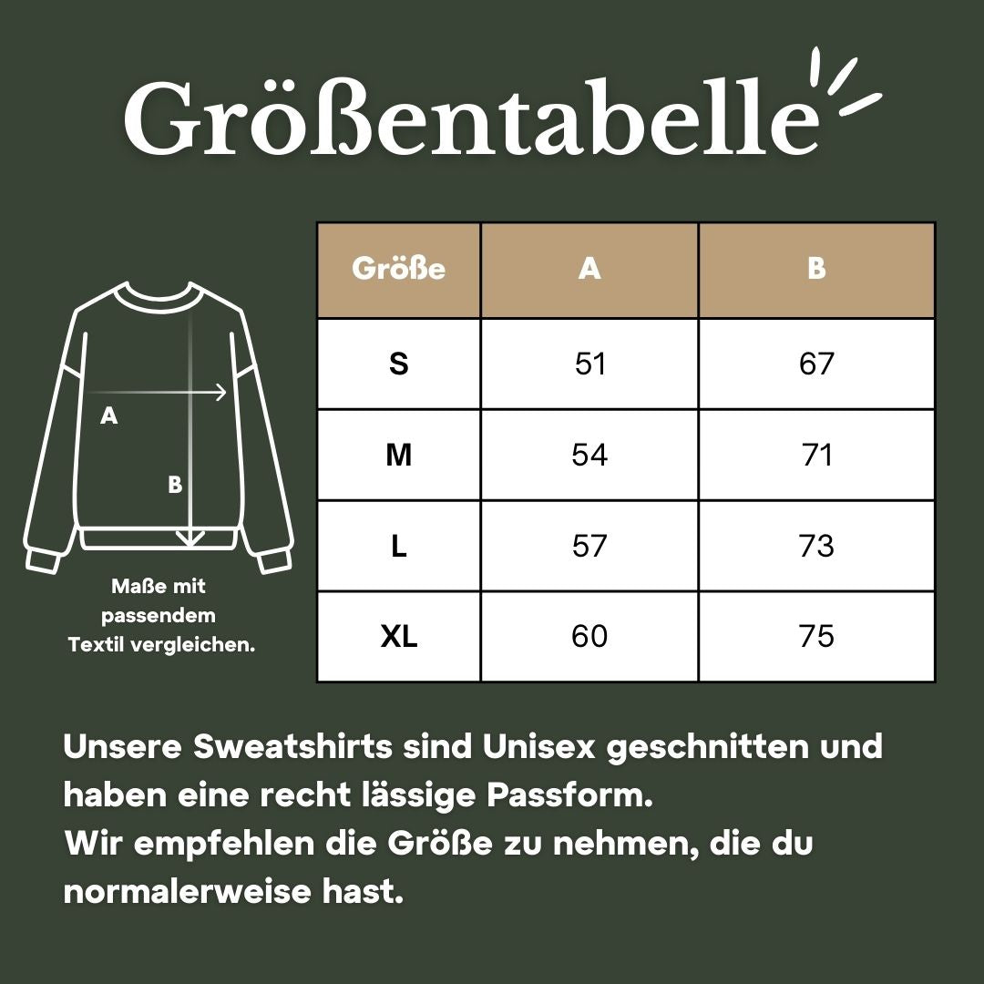 Premium Organic Sweatshirt mit deiner Hunderasse | Forest Green