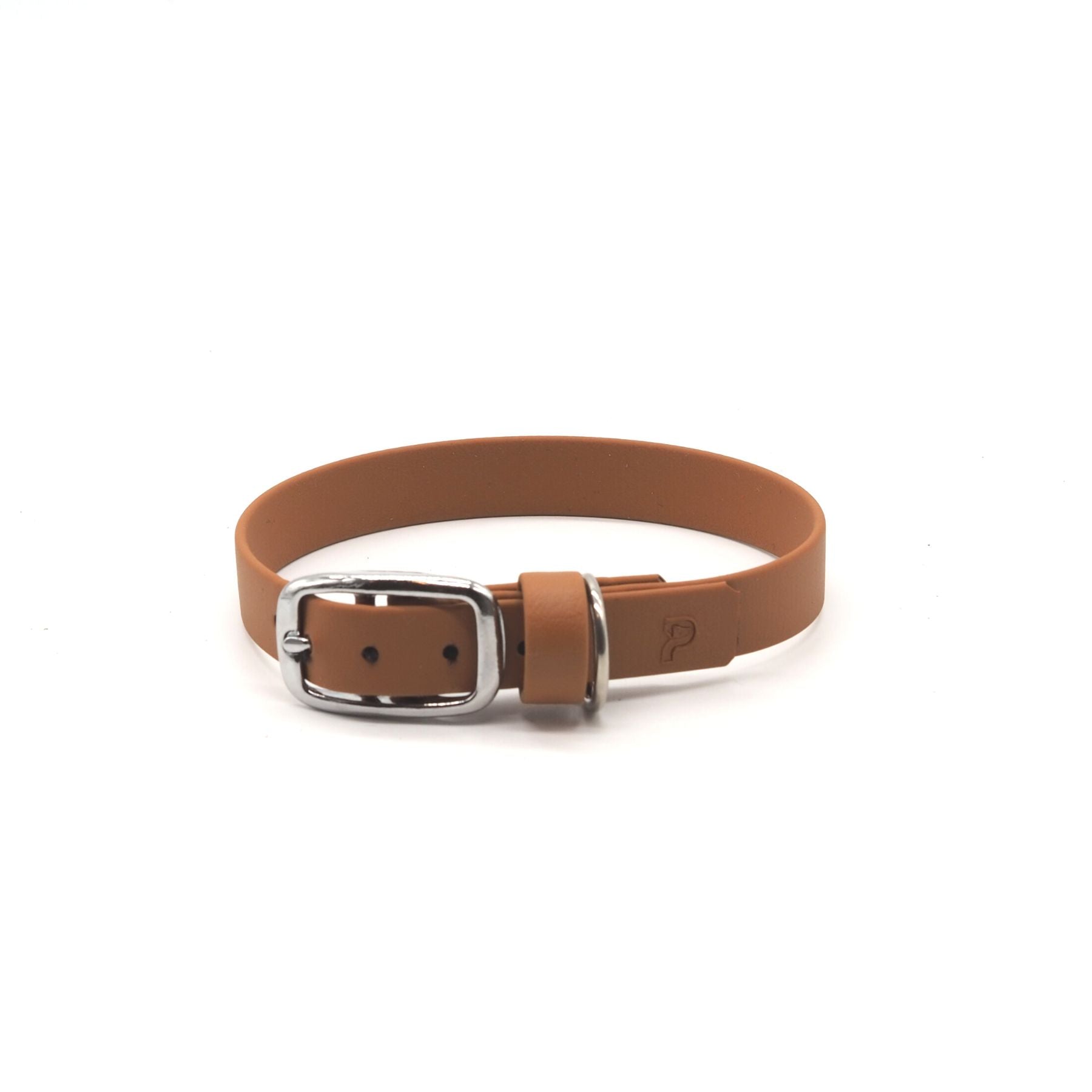 Set | Halsband & Leine aus Biothane® 'Hellbraun'