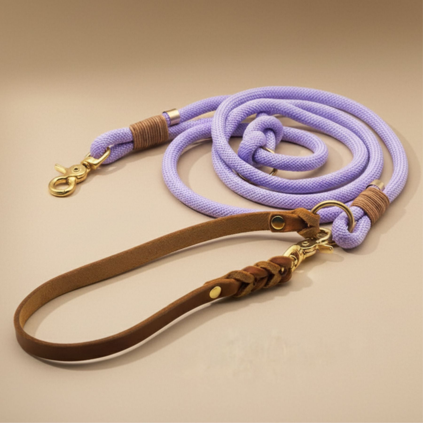 B:Ware | Tauleine 'Lavendel' mit Lederhandschlaufe