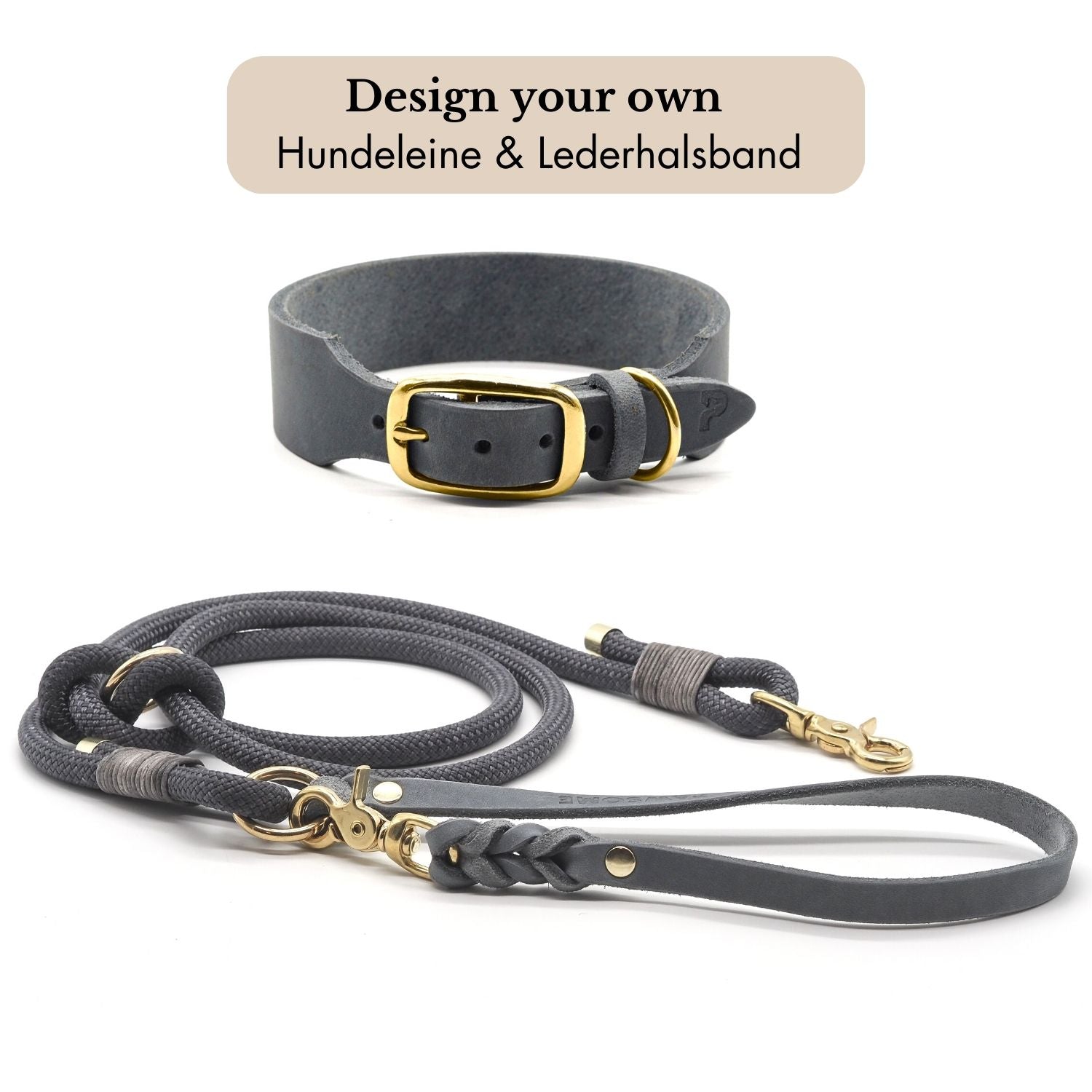 DESIGN YOUR OWN | Lederhalsband & Tauleine