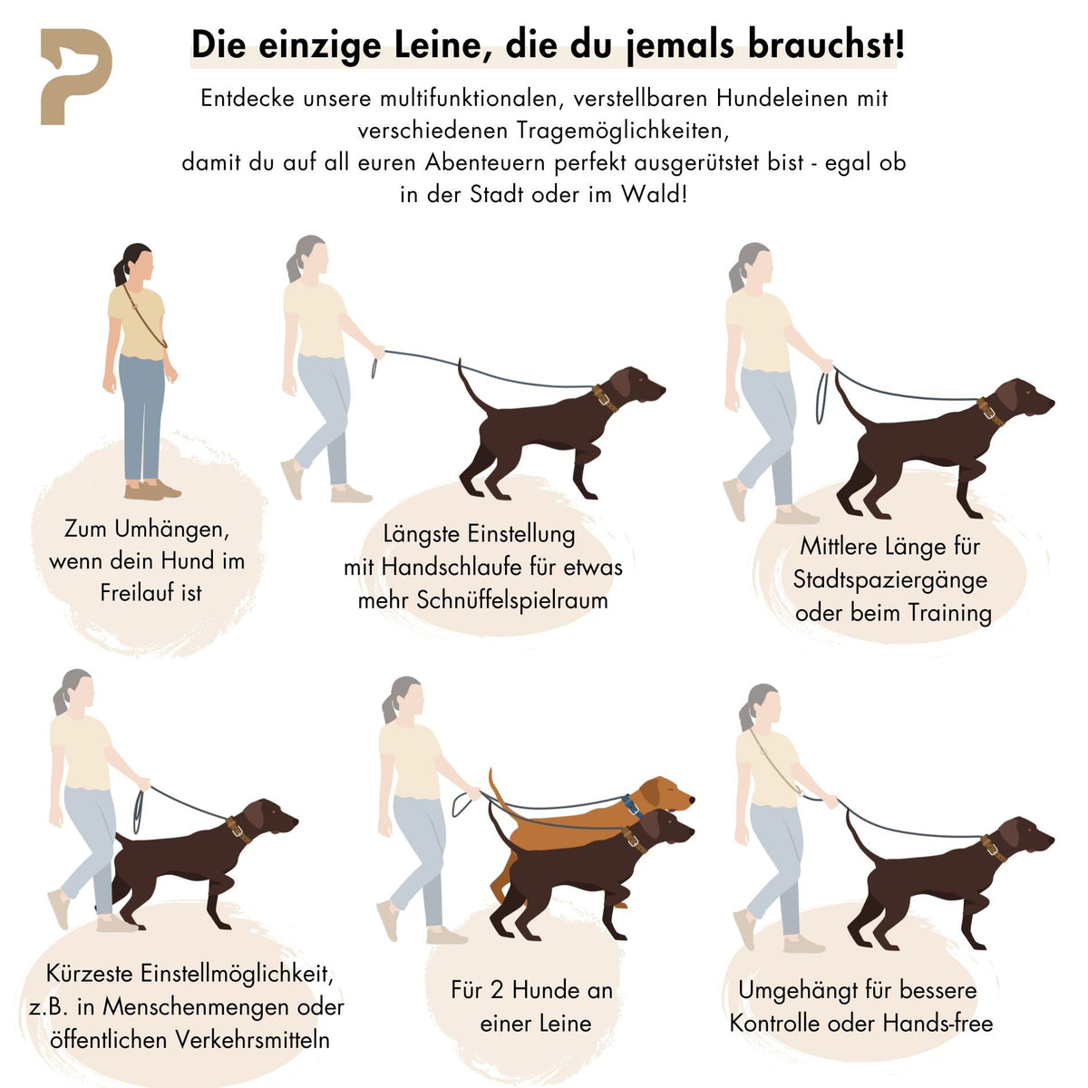 B:Ware | Tauleine 'Cleo' mit Lederhandschlaufe