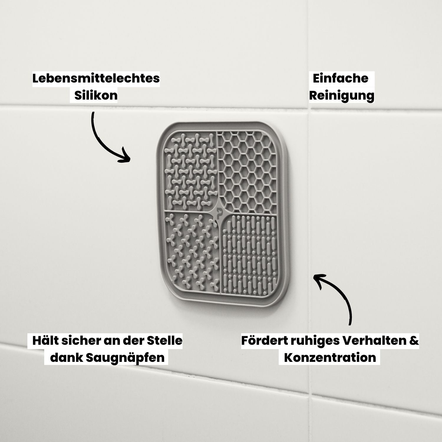 Schleckmatte für Hunde | Salbeigrün