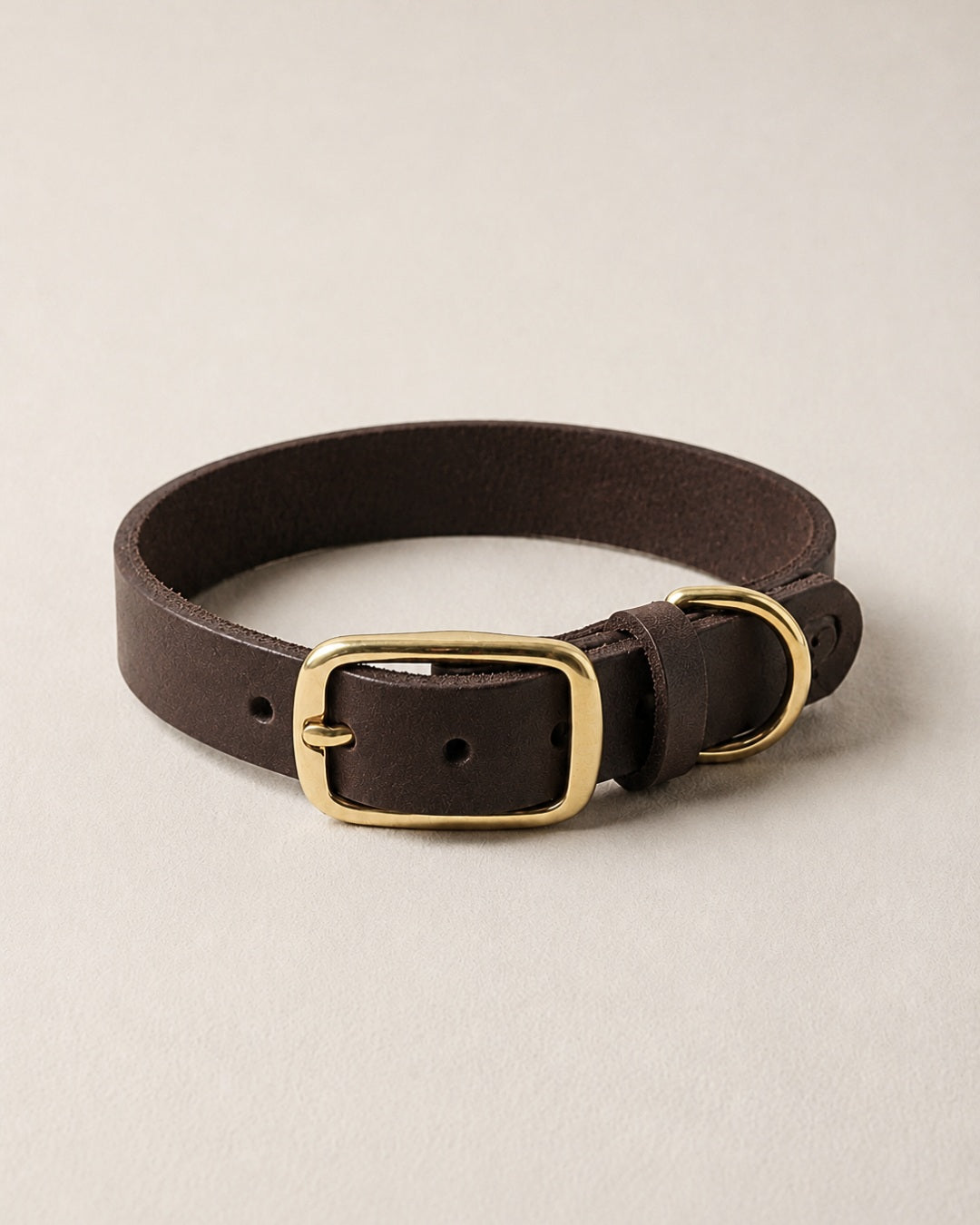 Nachhaltiges Hundehalsband fr kleine Hunde - Robust & pflegeleicht aus  Fettleder | PAWSOME