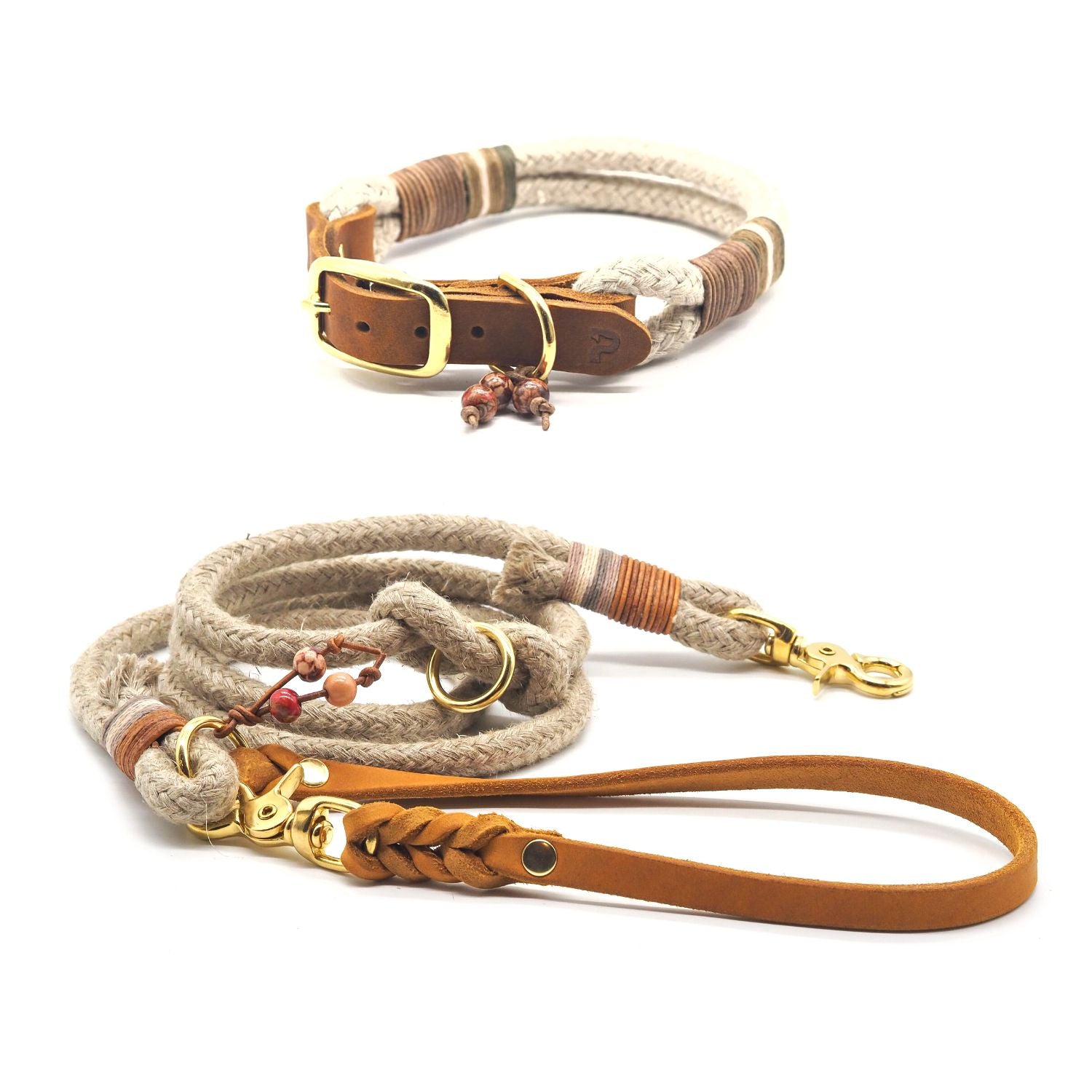 Set | Halsband & Leine 'Earthy'