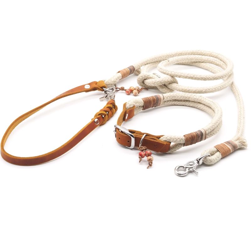 Set | Halsband & Leine 'Earthy'