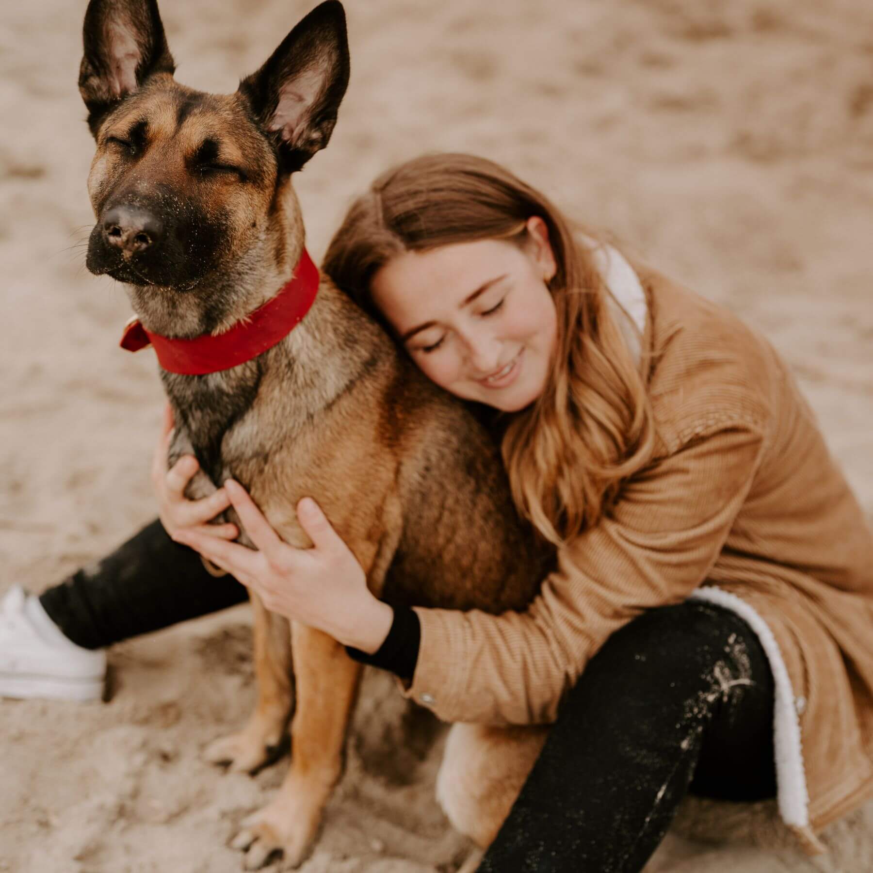 Personalisierbares Lederhalsband mit Name | Chili