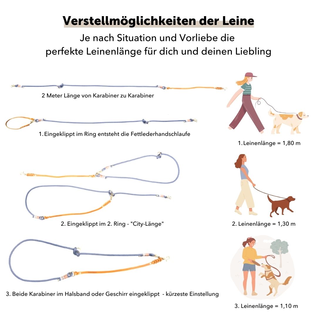 DESIGN YOUR OWN | Halsband & Hundeleine 'Mini'