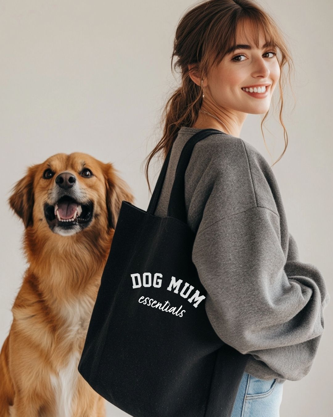 Organic Shopper 'DOG MUM essentials' | Black