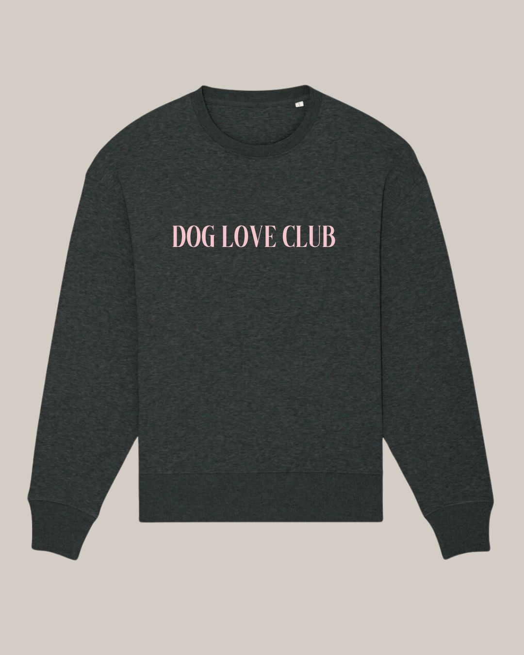 Organic Oversized Sweatshirt 'DOG LOVE CLUB'