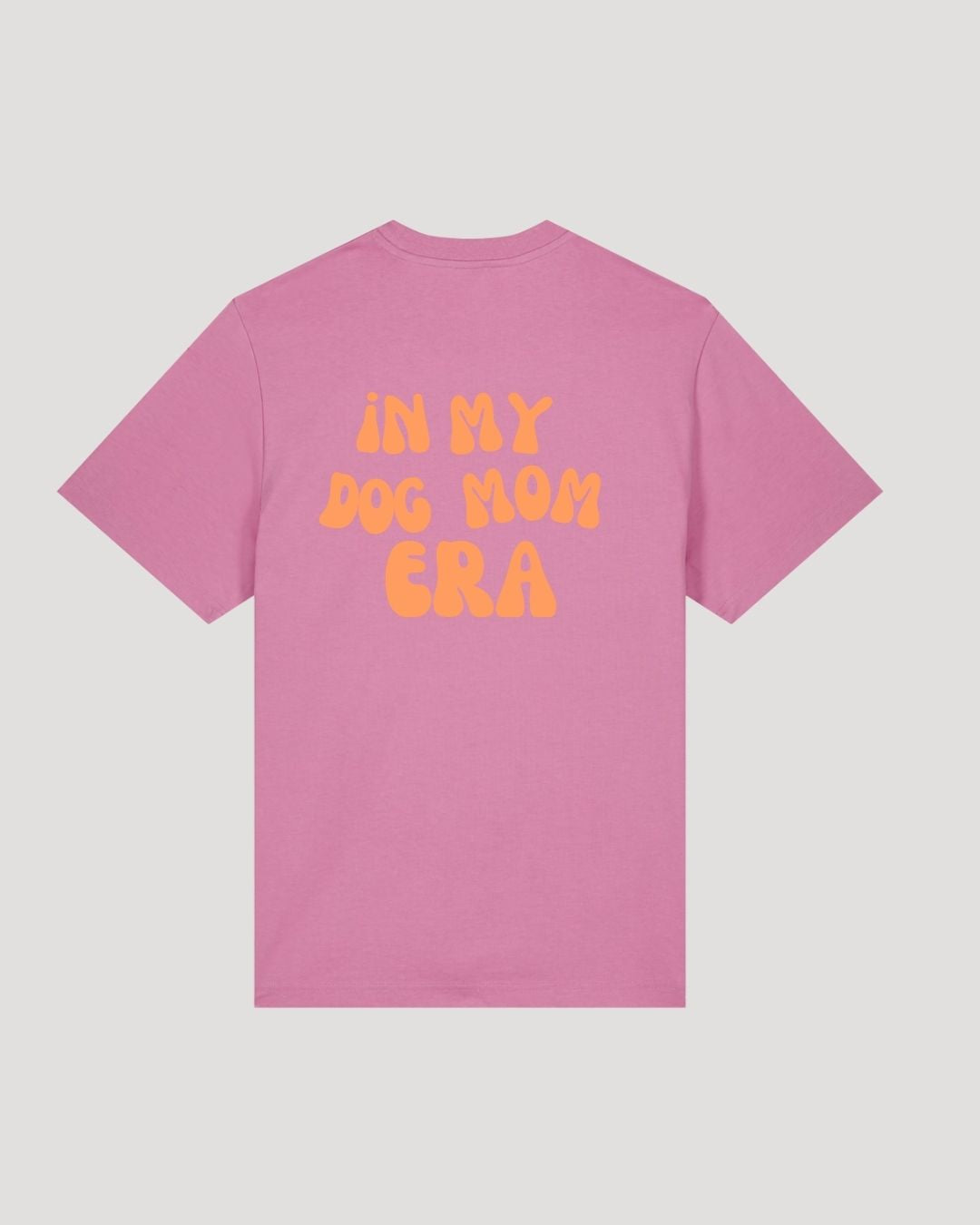 Limited | Organic Shirt 'in my dog mom era' | Bubble Pink