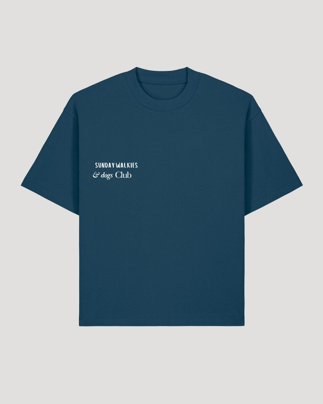 Limited | Organic Shirt 'coffee with friends' | deep teal