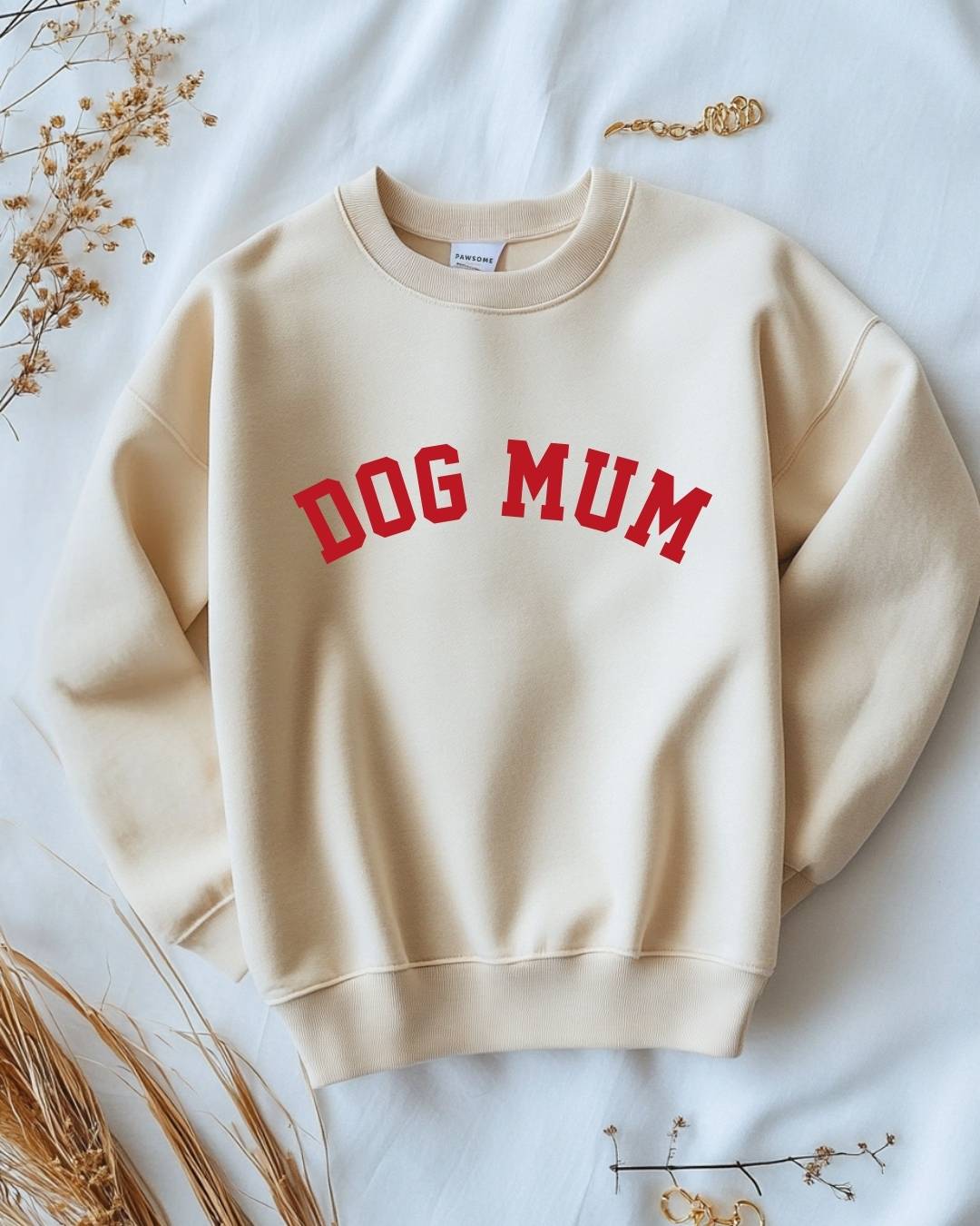 Premium Organic Sweatshirt 'DOG MUM'