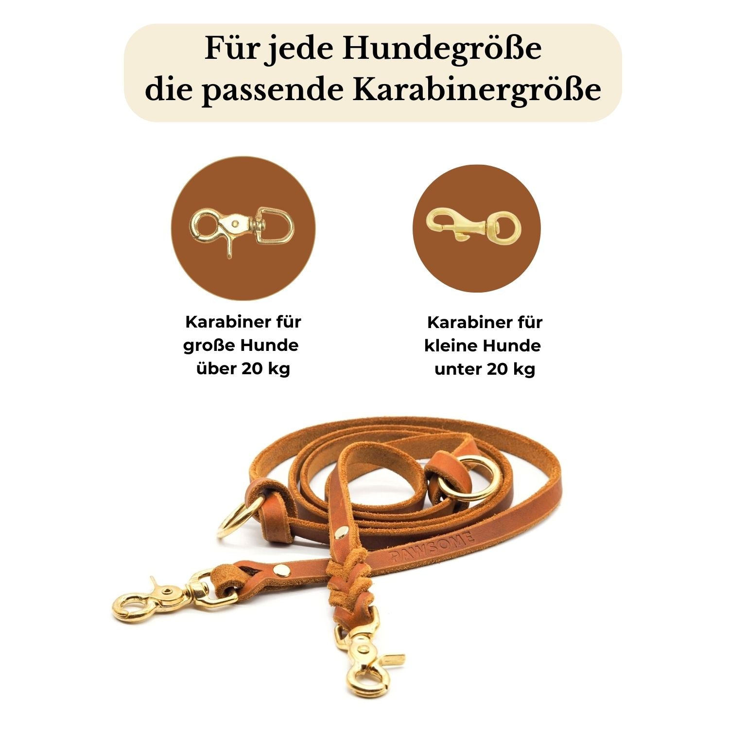 Leather Walk Bundle | Lederhalsband + Lederleine + Hundemarke