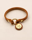 Markenhalsband aus Fettleder