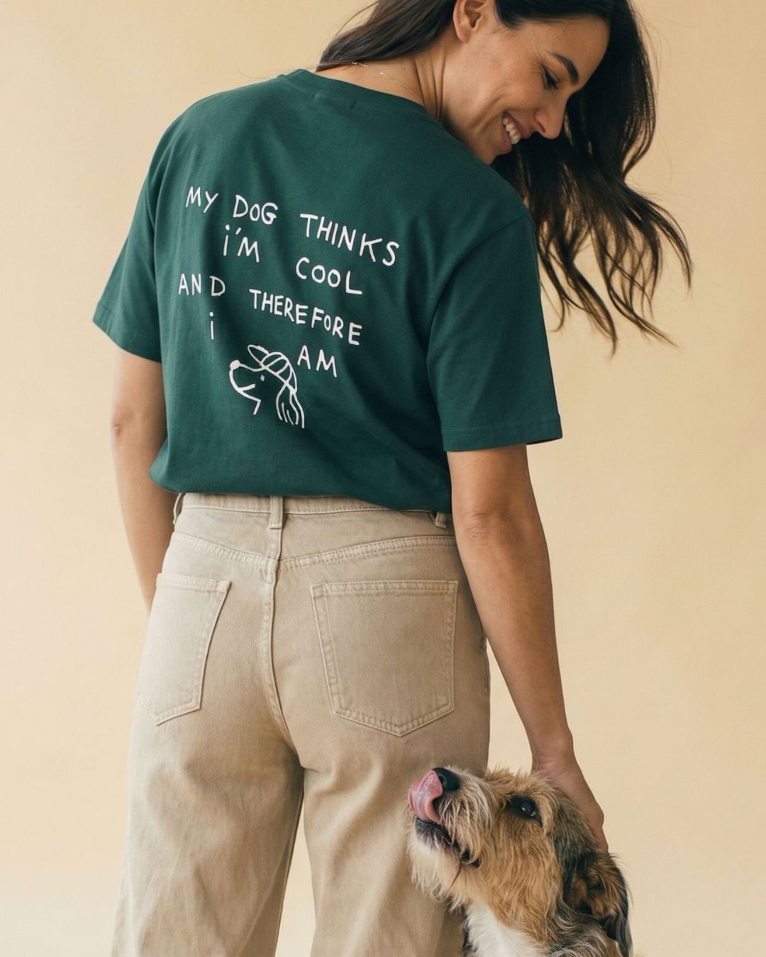 Limited | Organic Shirt 'my dog thinks I'm cool'