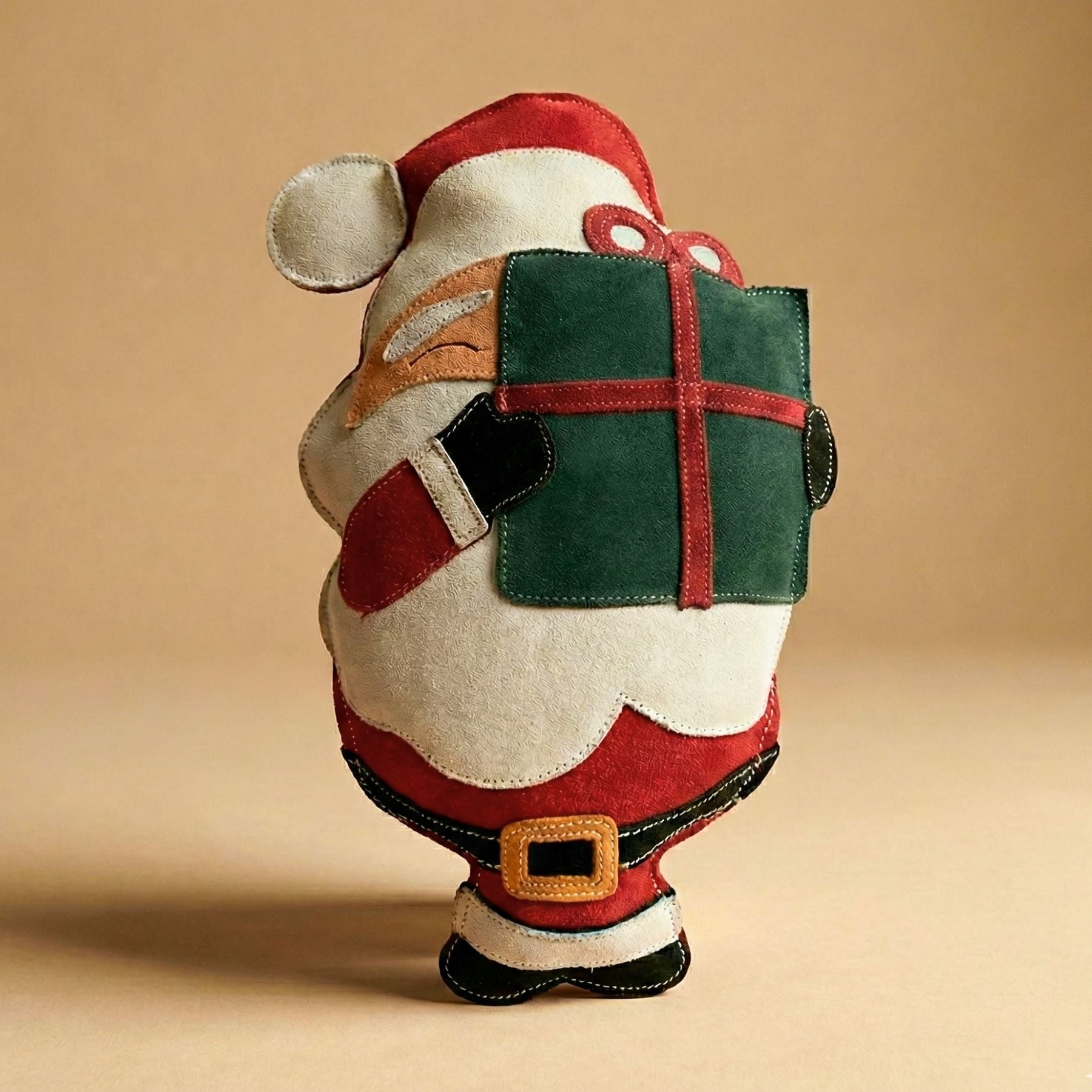 Hundespielzeug 'Santa Claus' aus Wildleder