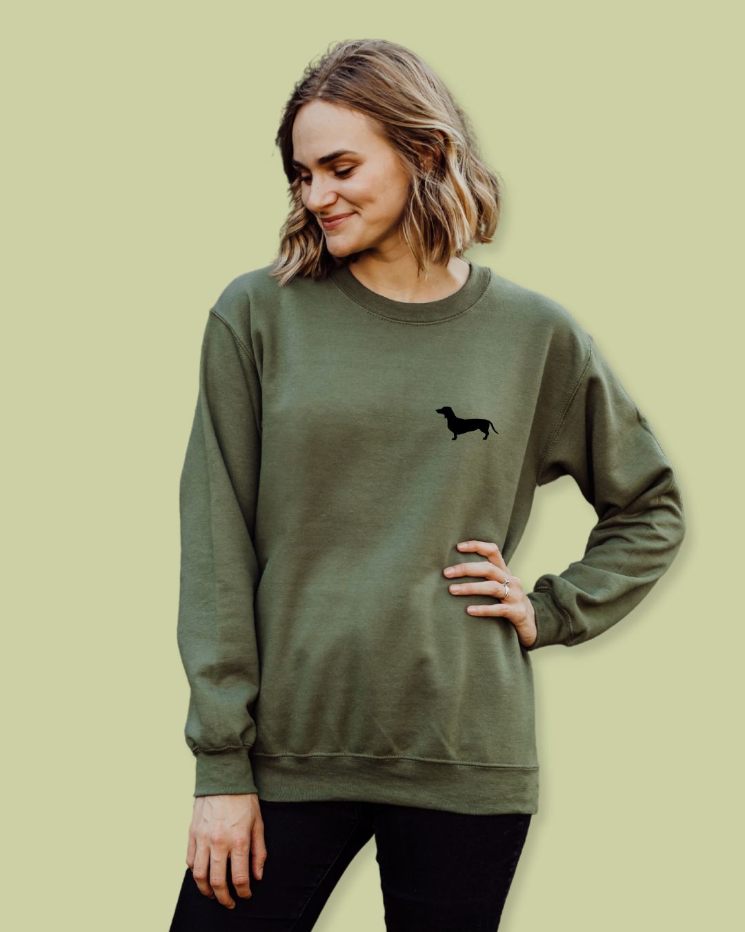 Organic Sweatshirt 'Dackel'