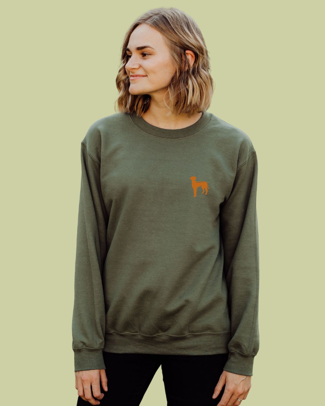 Organic Sweatshirt 'Rhodesian Ridgeback'
